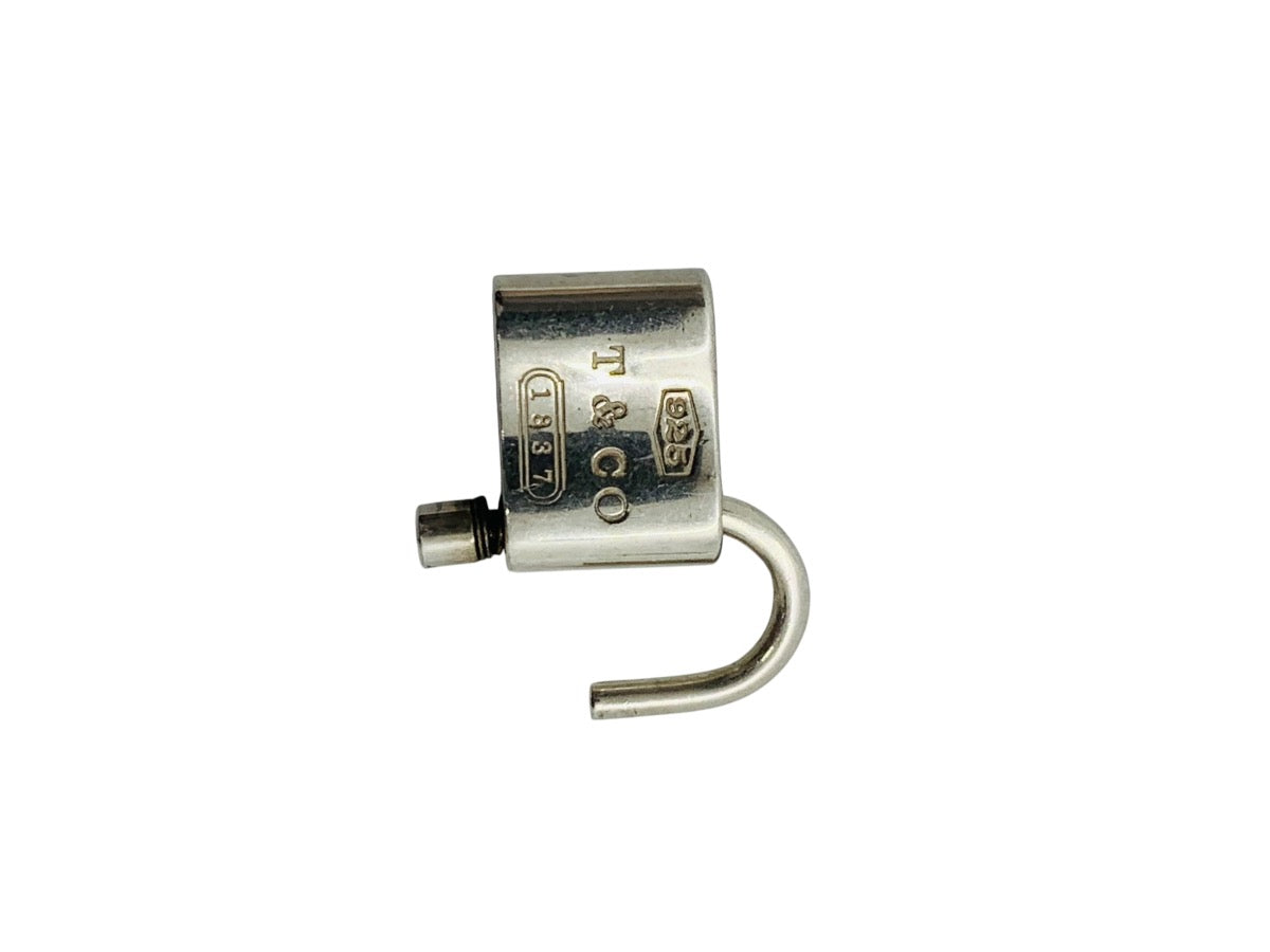 Tiffany & Co. 1837 Lock Padlock Pendant Sterling Silver 925