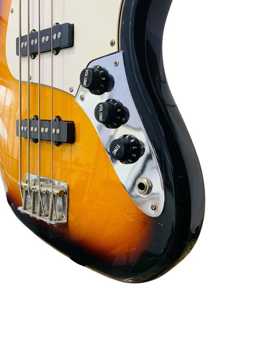 Fender 1998 Jazz Bass 4-String Bass Guitar Sunburst Made in Mexico