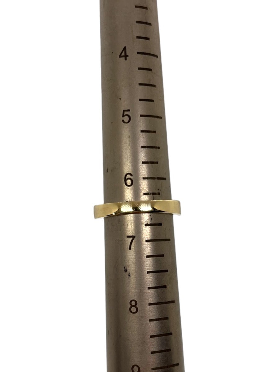 14K Yellow Gold Half Eternity Diamond Ring - Size 6.5- 0.75TCW - 5.1g