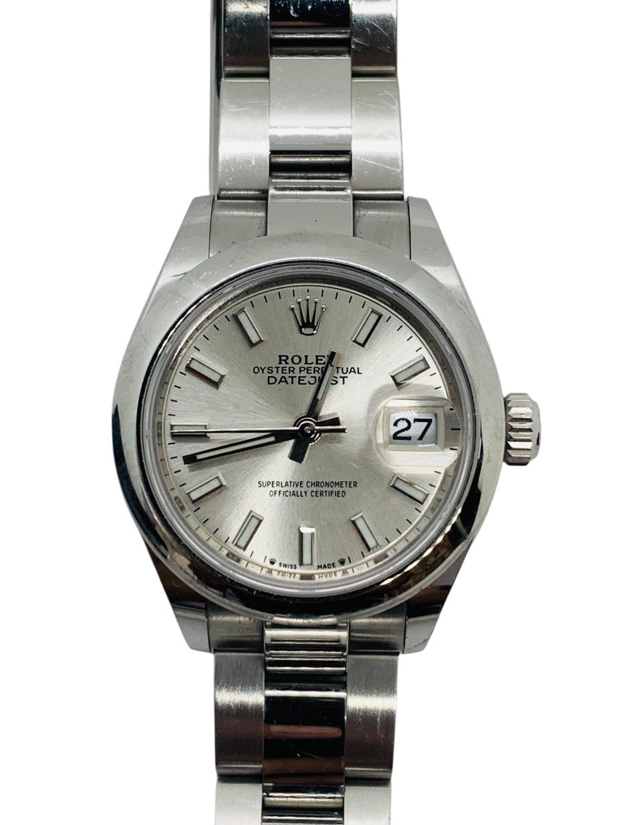Rolex Datejust 28mm Ladies 279160 Stainless Steel Automatic Watch Silver