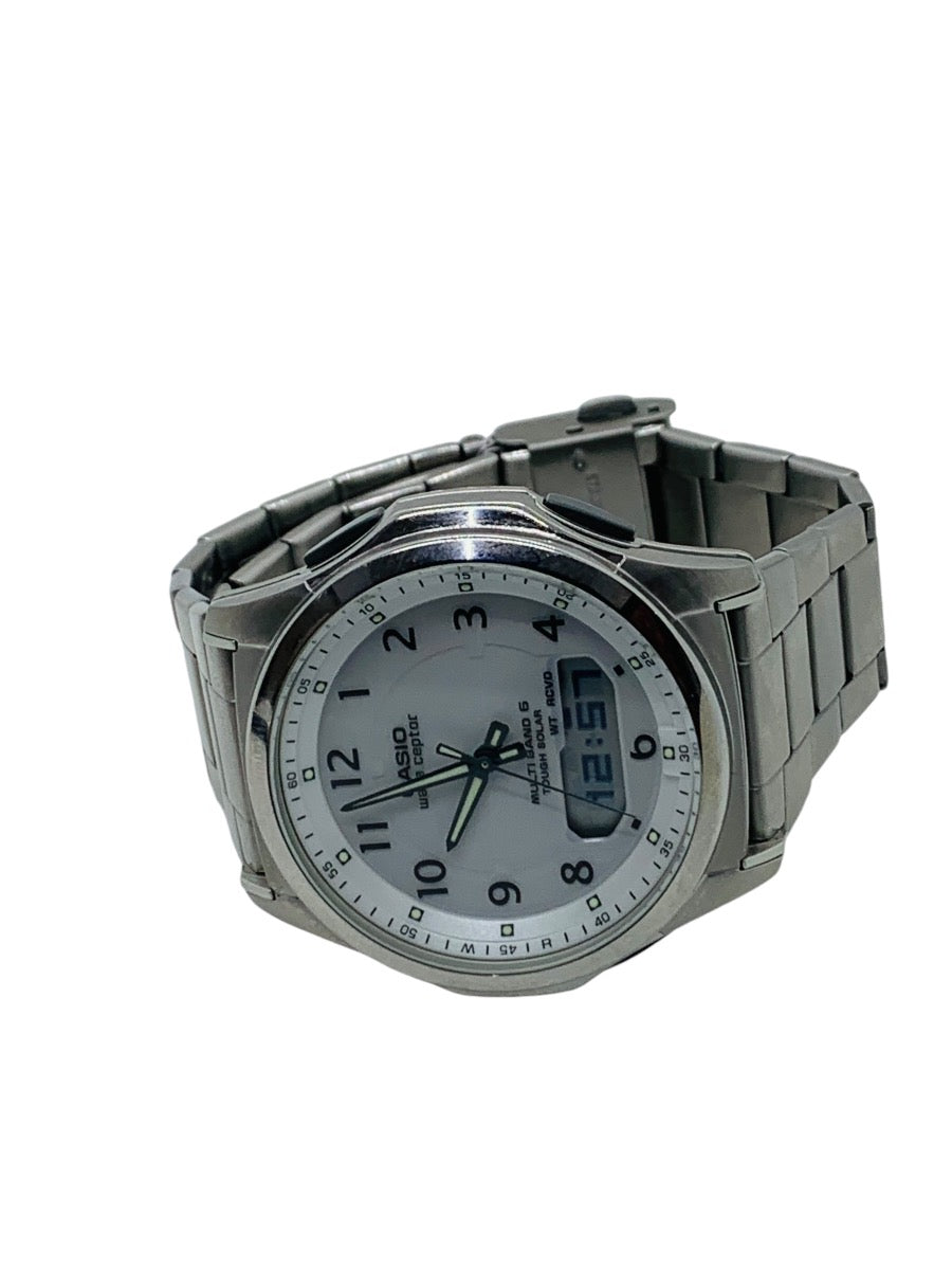 Casio Solar Radio Controlled Watch WVA-M630 40mm Stainless Steel