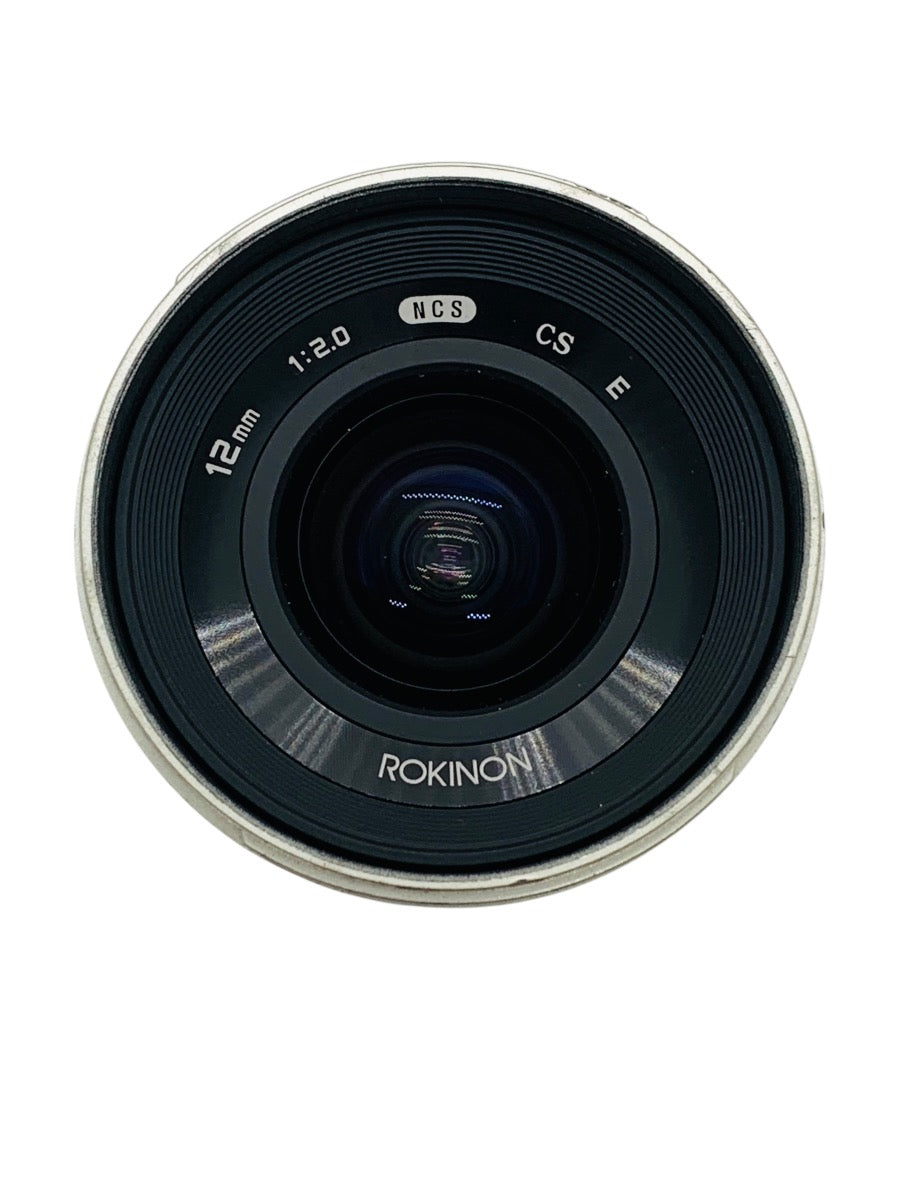 Rokinon 12mm 1:2.0 NCS CS Camera Lens- Silver
