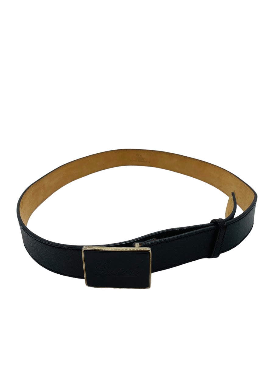Gucci Belt Leather Brown Solid Color Men's 307988・525040 Size (95・38)