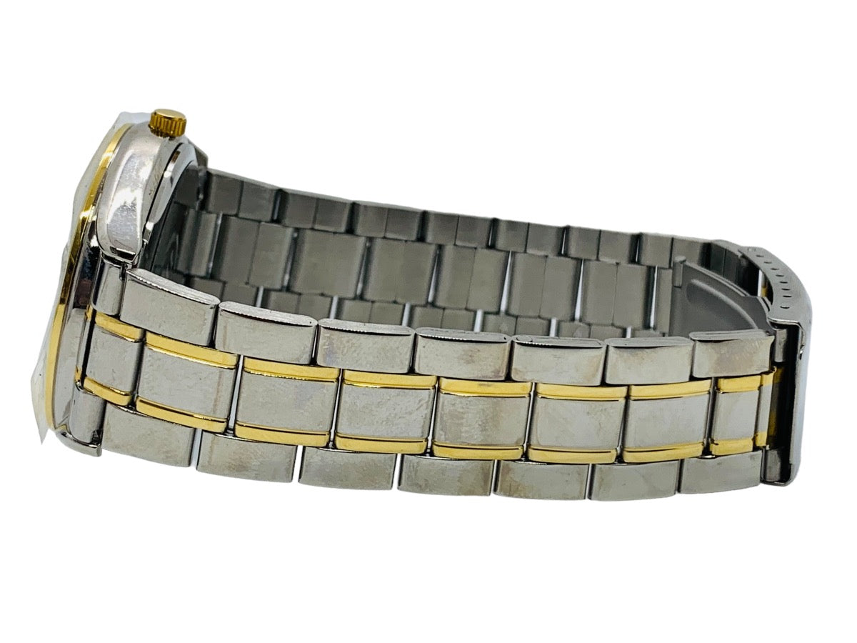 TFX "Fed Ex Safety Above All " Gentleman's Quartz 2-Tone Watch