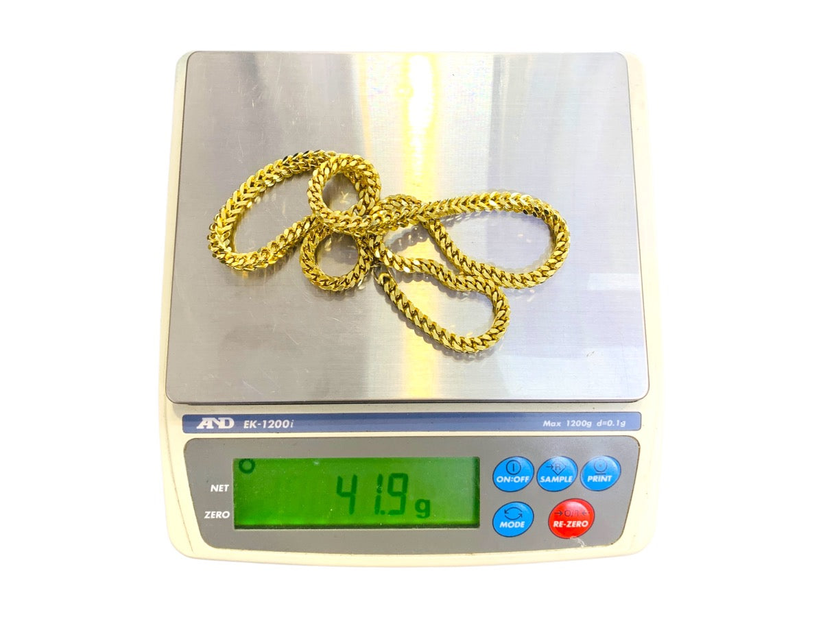 10K Yellow Gold 24" Franco Rope Chain | 41.8g