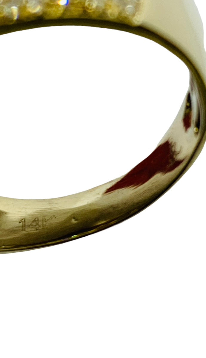 14K Yellow Gold Gentleman's Diamond Ring 9.5 Grams | 4.31 CTW |