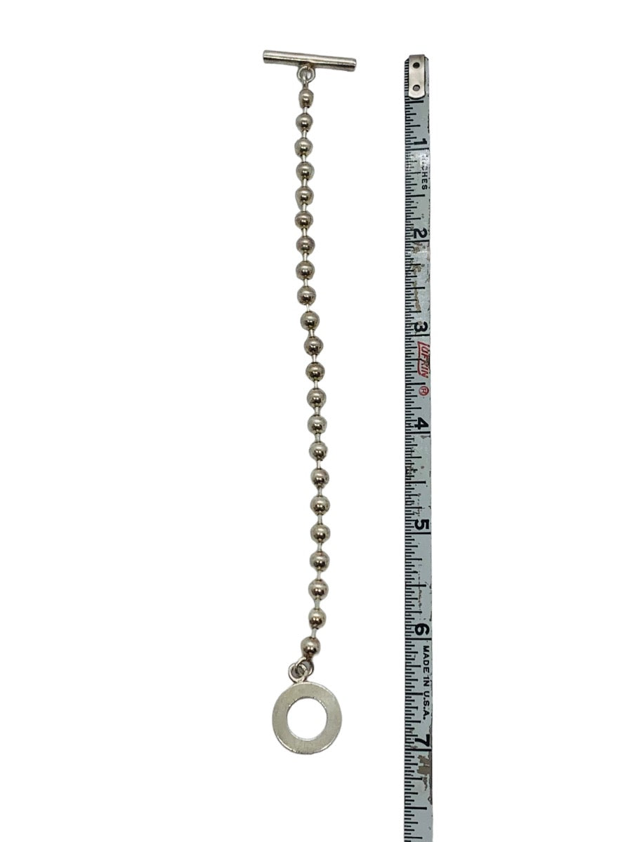 Gucci Sterling Silver Boule Chain Toggle Bracelet 14.9 Grams | 4.7mm Width | 7"