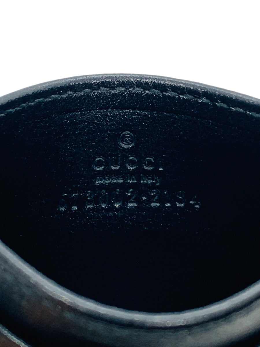 Gucci Card holder 673002 GG Supreme Canvas Black