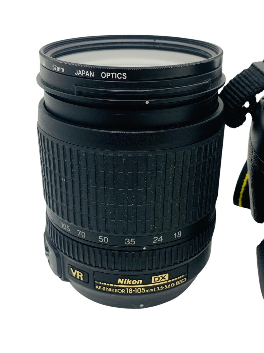 Nikon D90 12.3MP DSLR Camera w/ Nikkor 18-105mm 1:3.5-5.6G ED Lens