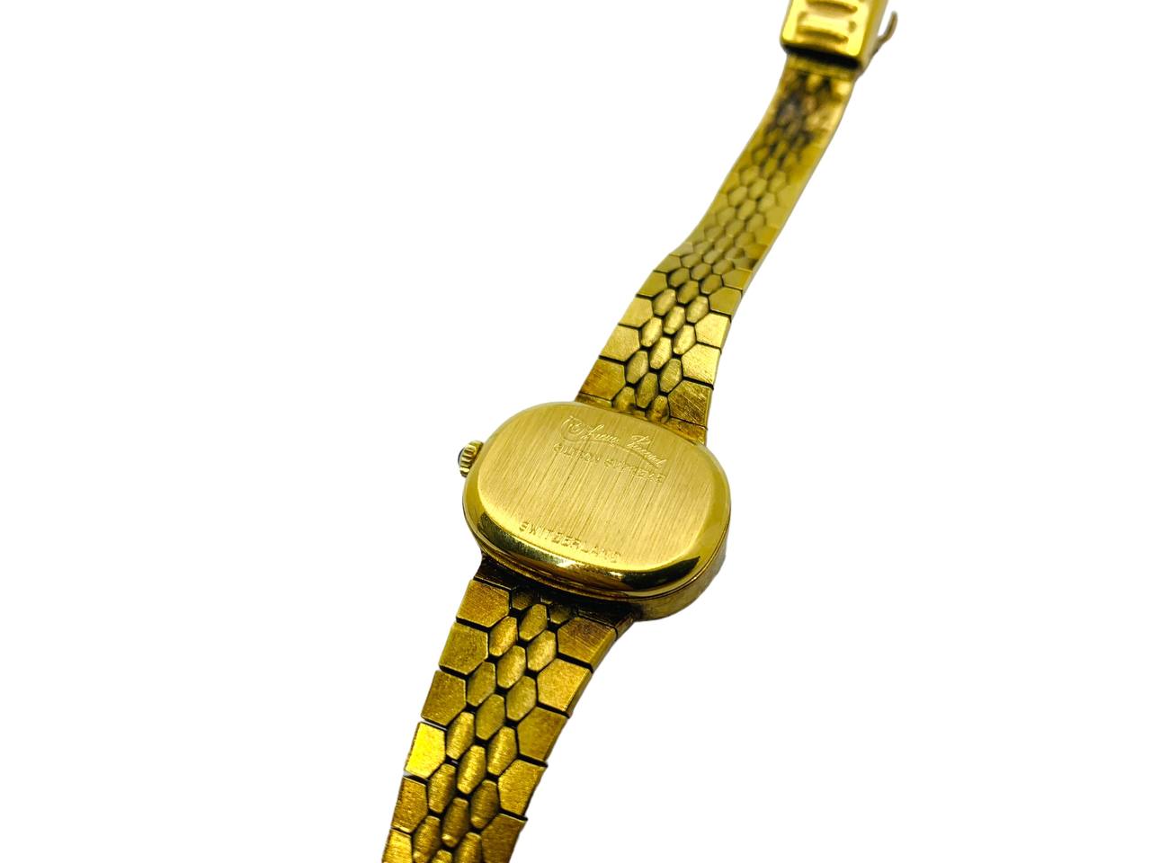 Lucien Piccard Giltron Supreme Gold-Plated Wind-Up Watch
