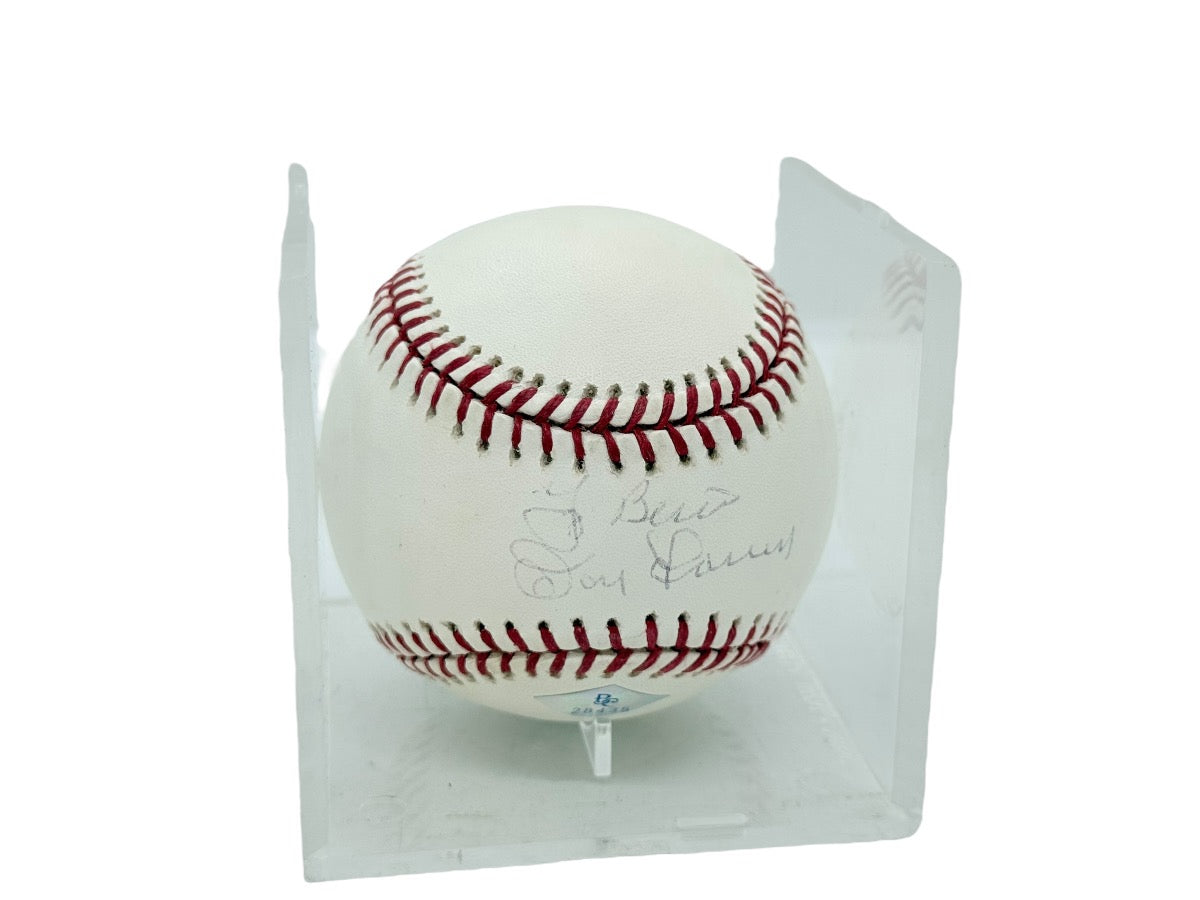 MLB Don Larsen & Yogi Berra Signed Baseball w/ Certificate