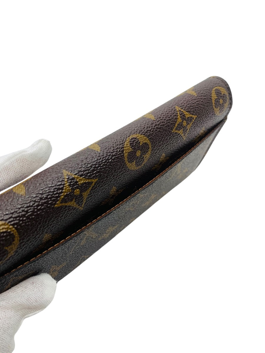 Louis Vuitton LV Monogram Coated Canvas Sarah Wallet