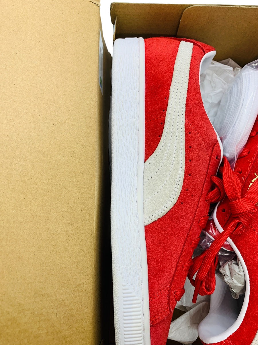Puma Red Suede Classic XXI Sneakers | Size 8.5 w/ Box & Laces