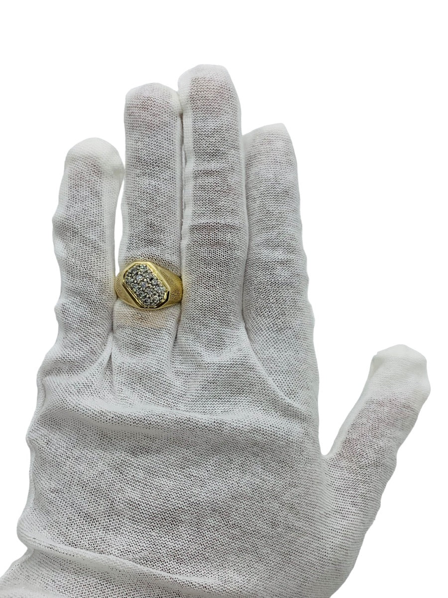 14K Yellow Gold Gentleman's Diamond Ring 5.7 Grams |.39 CTW | Size 9