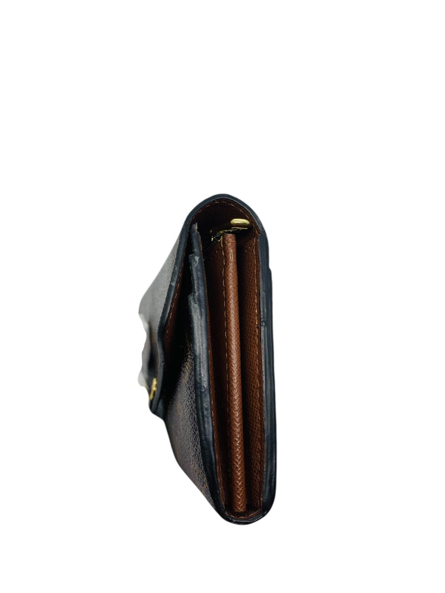 Louis Vuitton LV Monogram Coated Canvas Sarah Wallet