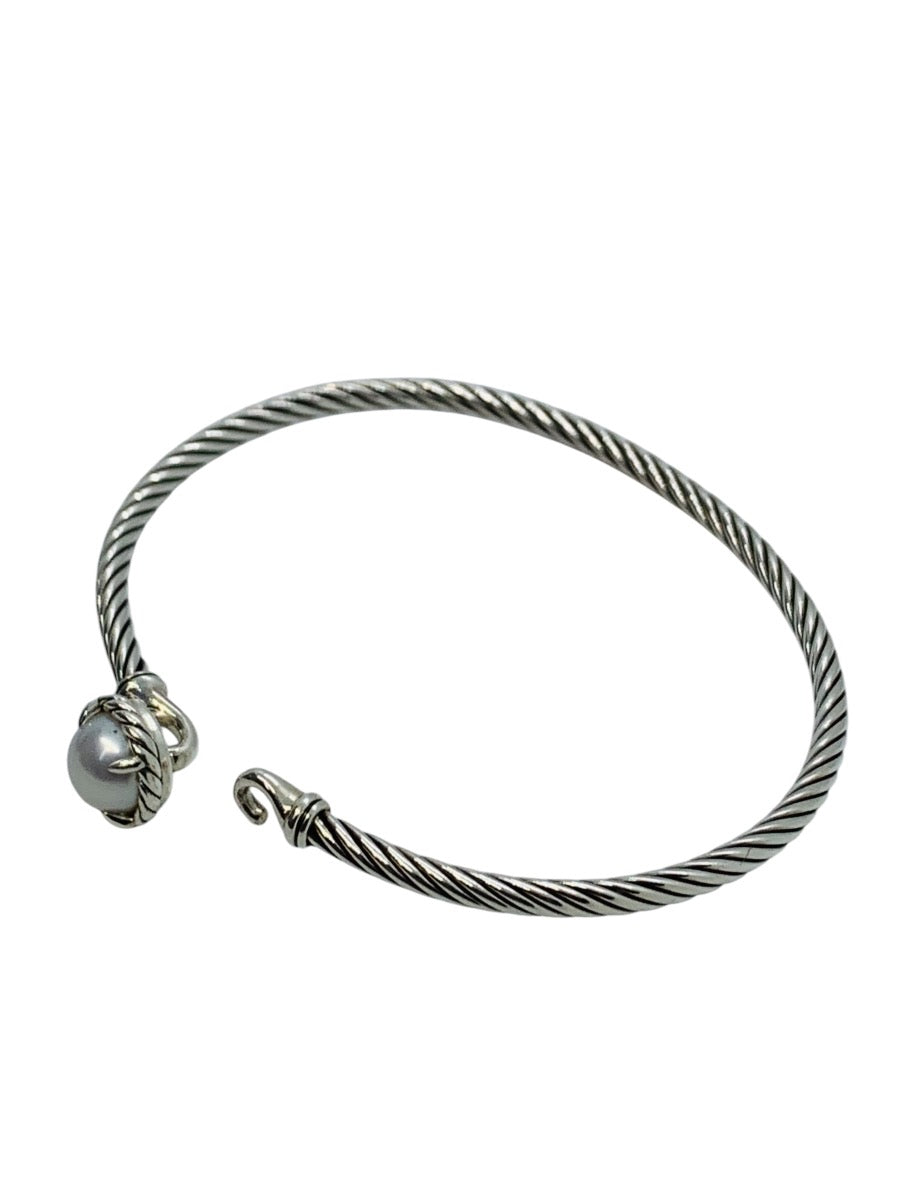 David Yurman Petite Chatelaine Bracelet SS With Pearl 7.5mm