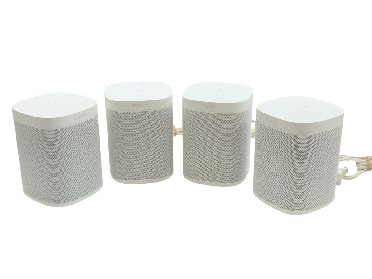 Sonos Beam S14 (Gen 1) + 4x Sonos One S18 (Gen 2) Smart Speakers