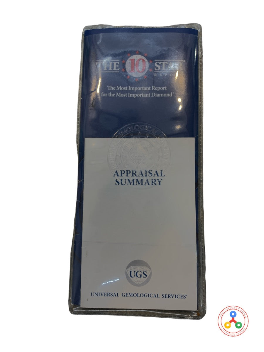 14K White Gold Women's Engagement Diamond Ring (1.18 CTW) 4.5G Size 6