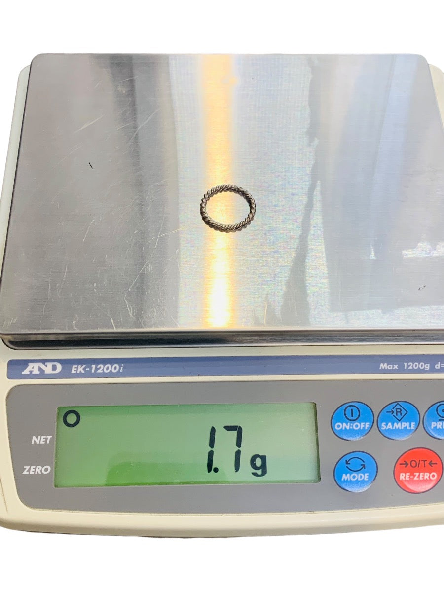 Tiffany & Co Twist Sterling Silver Ag925 Ring Size 6 | 1.7 Grams