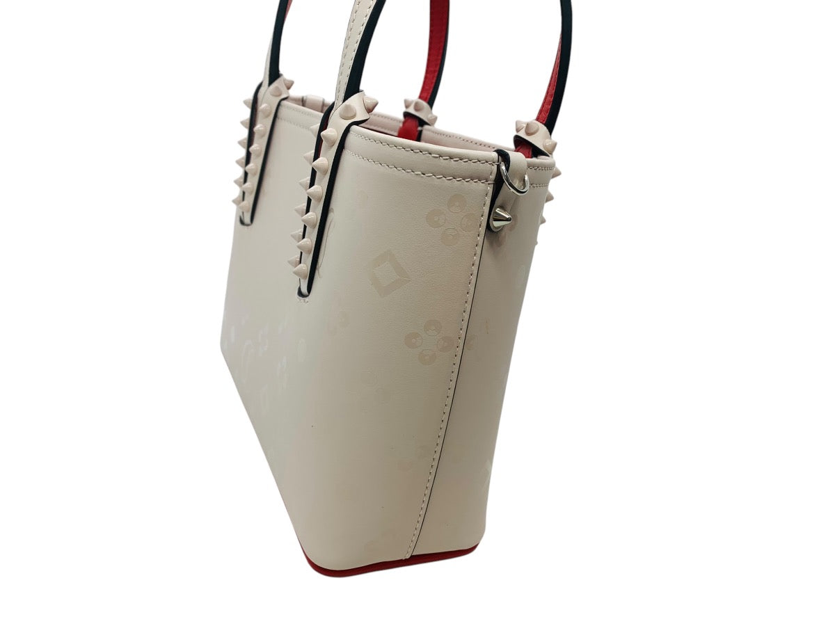 Christian Louboutin Pink Mini Cabata Tote Bag Leather w/ Strap