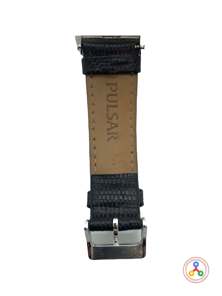 Pulsar VX32 Ladys Quartz Watch w Mother of Pearl and Crystal Accents