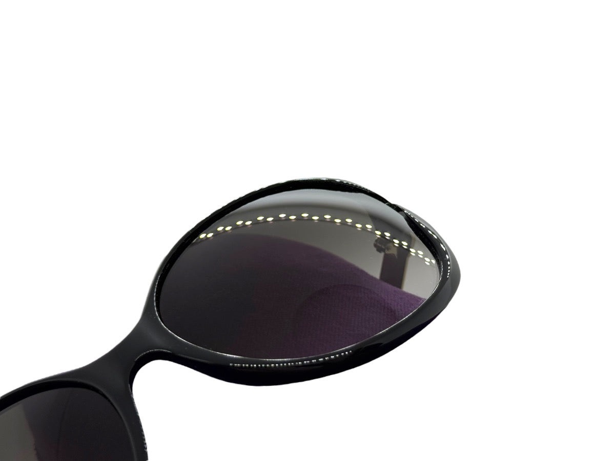 Gucci GG0076S Women's Sunglasses 60-16-130 Black/Gold