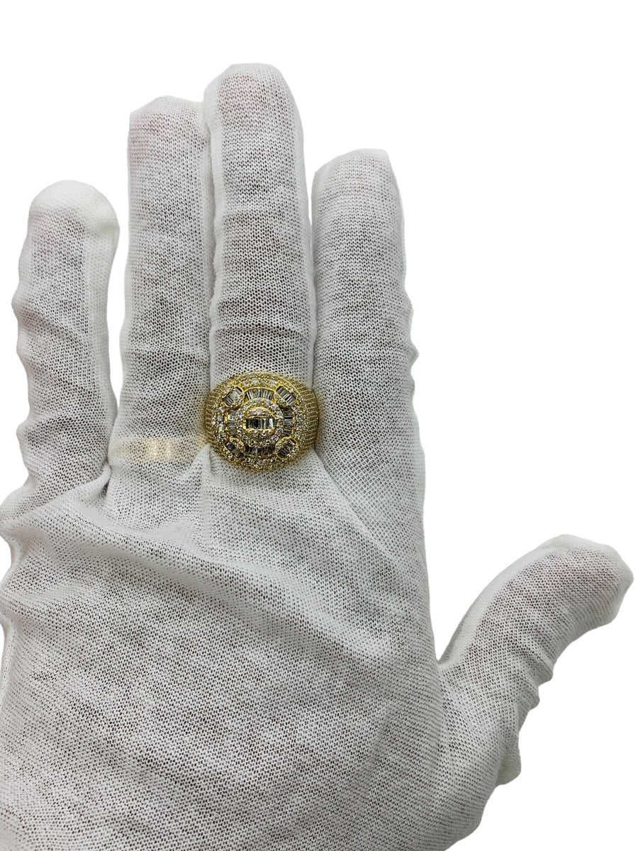 14K Yellow Gold Gentleman's Diamond Ring 9.5 Grams | 4.31 CTW |