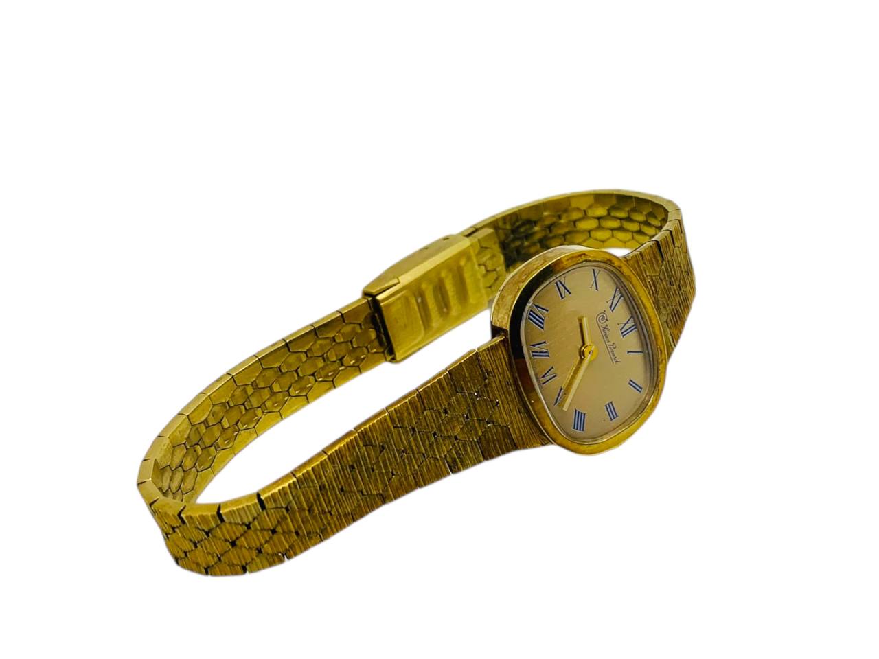 Lucien Piccard Giltron Supreme Gold-Plated Wind-Up Watch