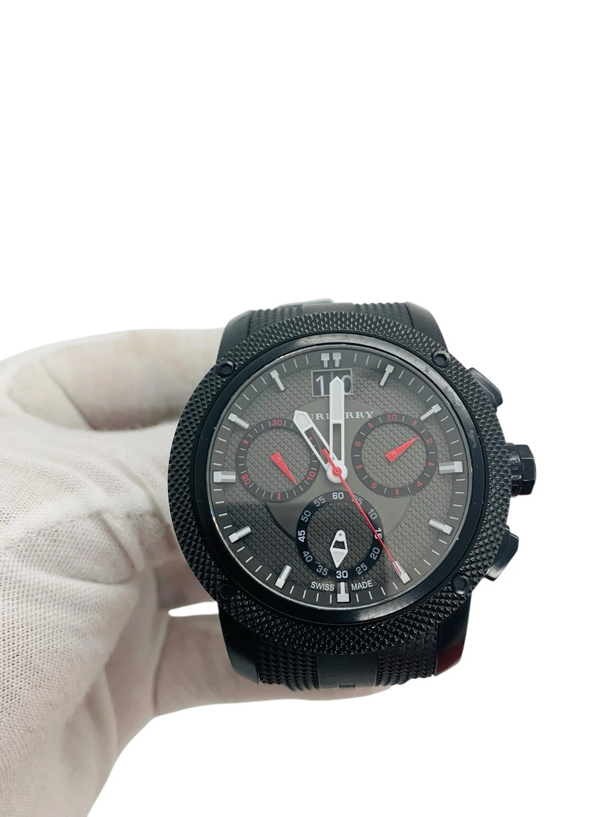 Burberry Sport Chronograph Men's Watch BU9802 Sapphire Crystal 100m 47mm