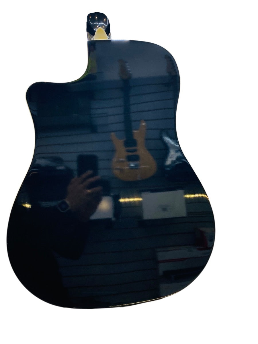 Fender FA-125CE BLK FA Series Hybrid Acoustic-Electric Guitar