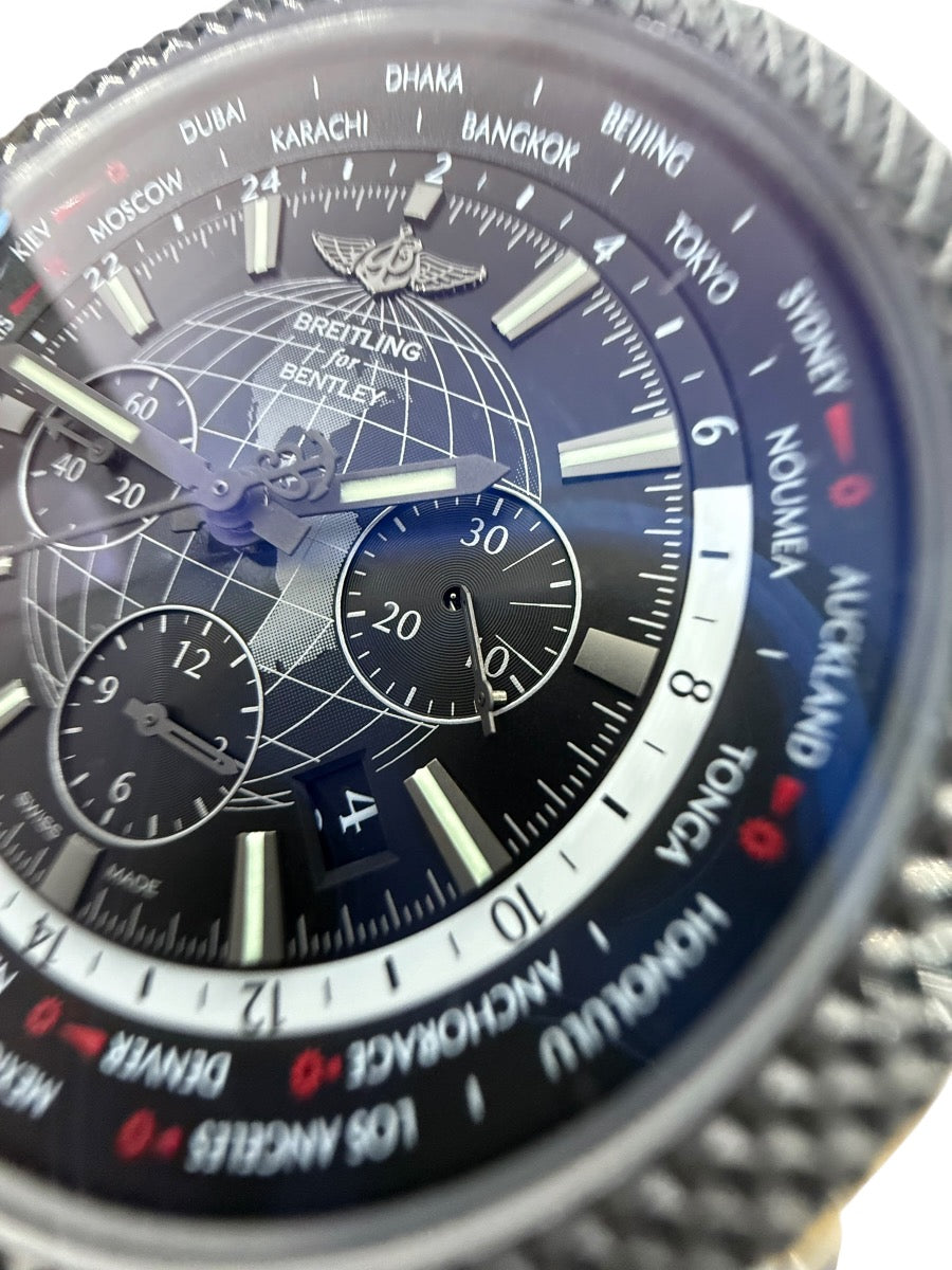 Breitling Bentley B05 Unitime LIMITED Black PVD Steel 49mm Automatic (READ)