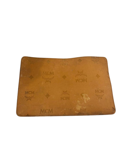 MCM Medium Kathy Viestos Tote w/ Strap Cognac Lady's Purse