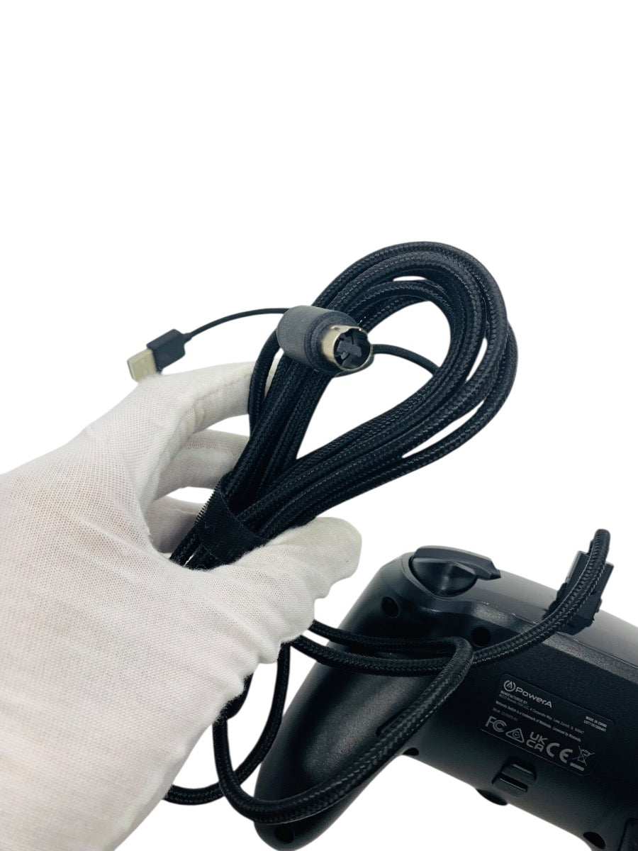 Nintendo Power A Enhanced Wired Controller Black LED Controller