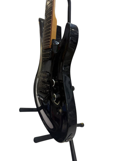 Schecter Guitar A-7+ Diamond Series Black Solid Body Electric Guitar 1999