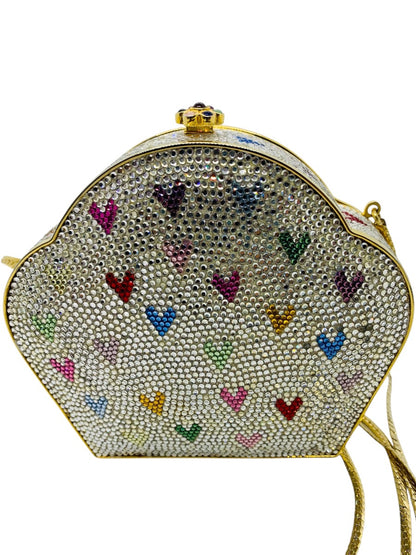 Judith Leiber Swarvoski Crystal Shoulder Bag with Dustbag & Mirror