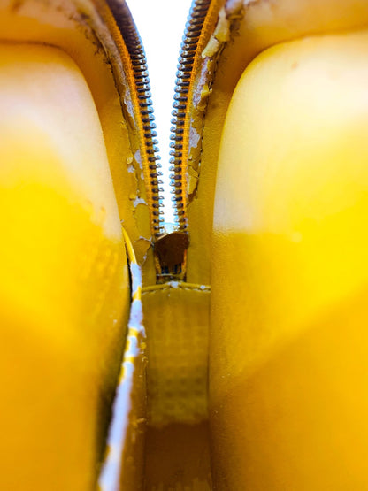 Louis Vuitton Monogram Vernis Christie PM Shoulder Bag Yellow