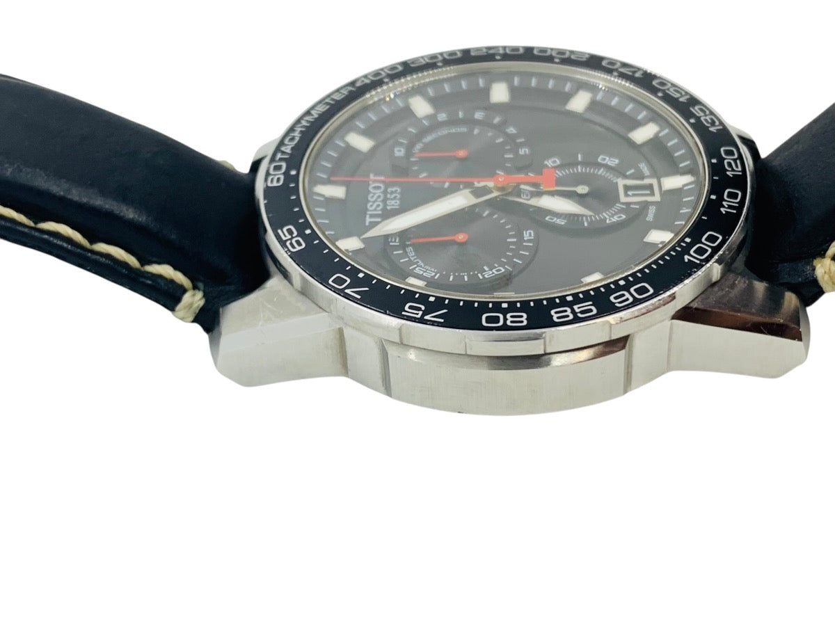 Tissot Supersport Chrono Black Dial Black Strap Men's Watch T125617A