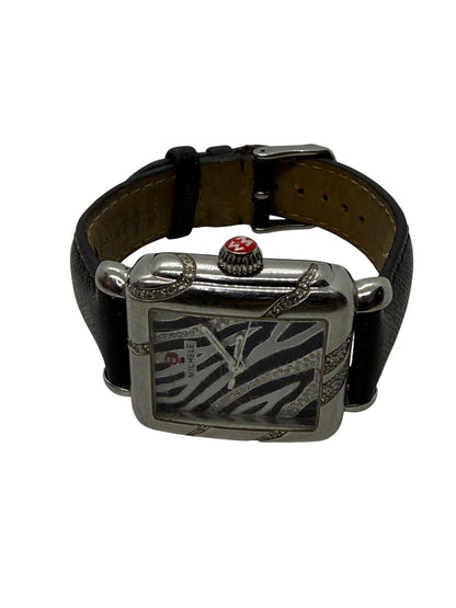 Michele Deco Safari Zebra MW06T01F7922 0.38CTW Swiss Quartz Watch