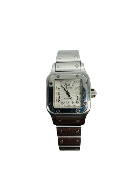 Cartier Santos Galbee 2423 Stainless Steel Automatic Silver Roman Dial 24mm
