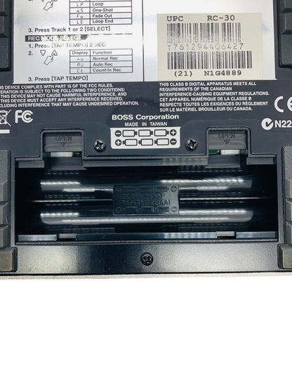 Boss RC-30 Loop Station Looper Guitar Effects Pedal