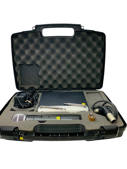 Shure VHF Diversity Receiver 202.200 MHz w/ Shure SM58 Microphone