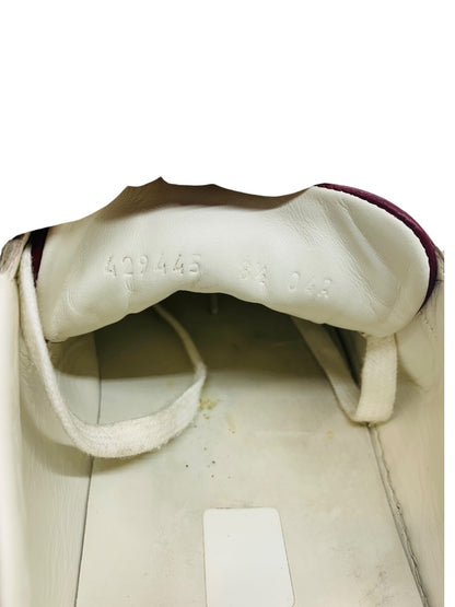 Gucci Ace Supreme GG Monogram Red Bottom Shoes Sneakers-Mens 8.5=9 US