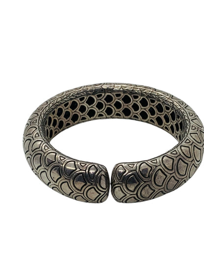 John Hardy Naga Collection Sterling Silver Flexible Cuff Bracelet 7"