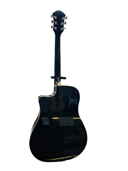 Fender FA-125CE BLK FA Series Hybrid Acoustic-Electric Guitar