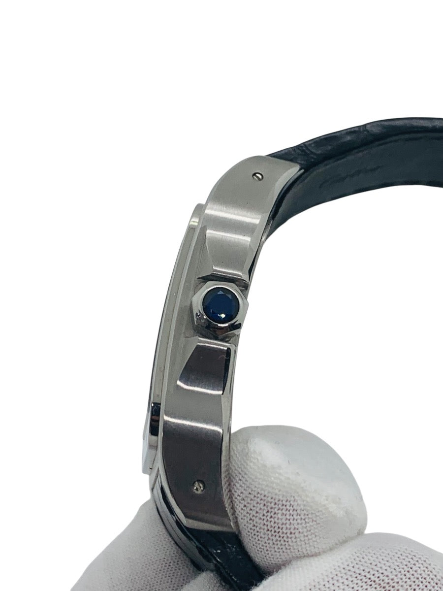 Cartier Santos 100 XL Ref 2656 Stainless Steel Leather 41mm Automatic Swiss Men's Watch