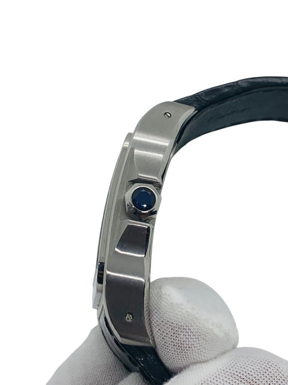 Cartier Santos 100 XL Ref 2656 Stainless Steel Leather 41mm Automatic Swiss Men's Watch