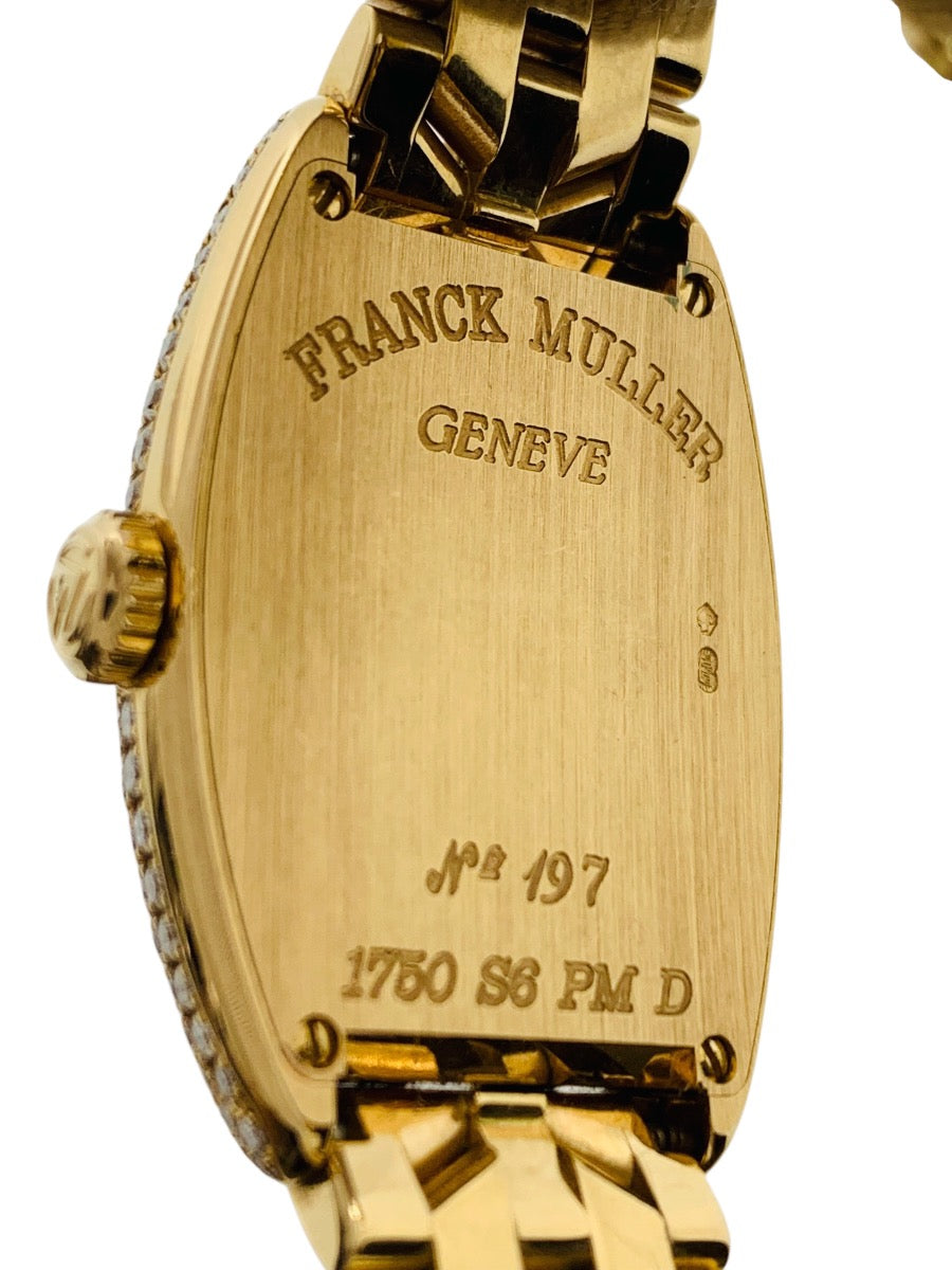 Franck Muller Cintree Curvex 18k Diamonds Ladies Watch | 1750 S6 PM D