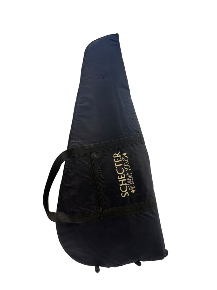 Schecter Guitar A-7+ Diamond Series Black Solid Body Electric Guitar 1999