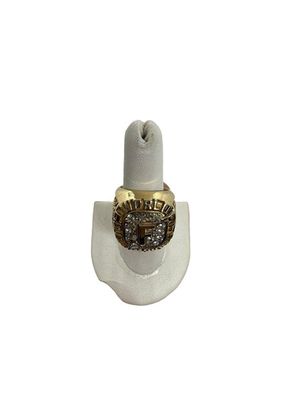 1997 10K Yellow Gold Florida Marlins World Series Champions Staff Ring -Torres