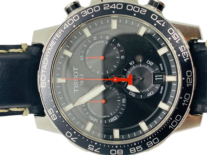 Tissot Supersport Chrono Black Dial Black Strap Men's Watch T125617A